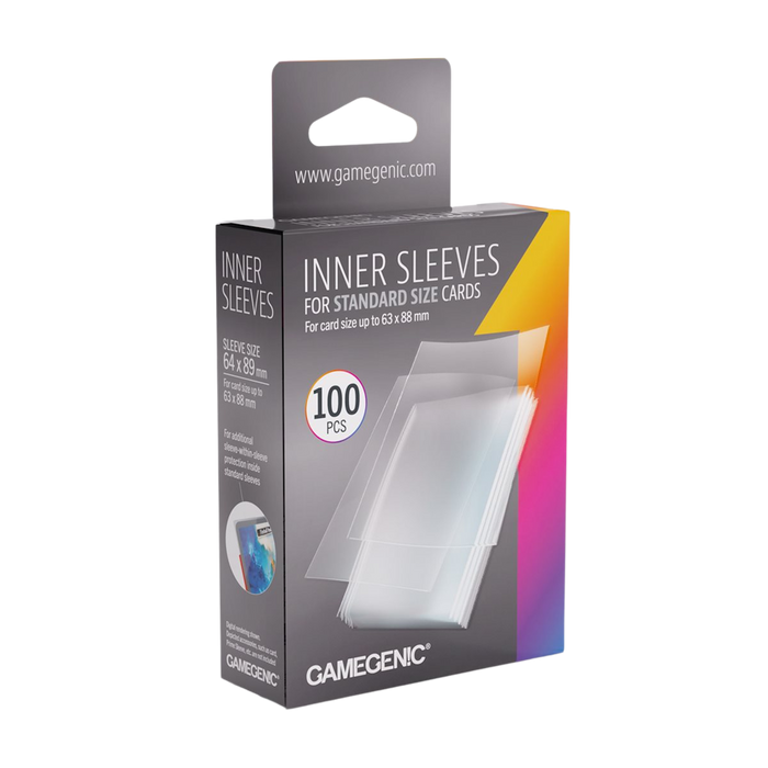 Gamegenic Inner Sleeves - Standard Size (100)