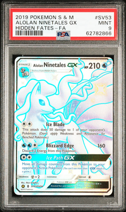Alolan Ninetales GX - PSA 9