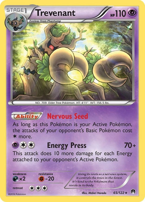 Trevenant (#65/122) (XY - BREAKpoint) Lightly Played