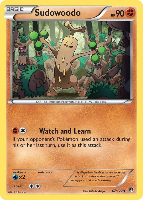 Sudowoodo (#67/122) (XY - BREAKpoint) Lightly Played