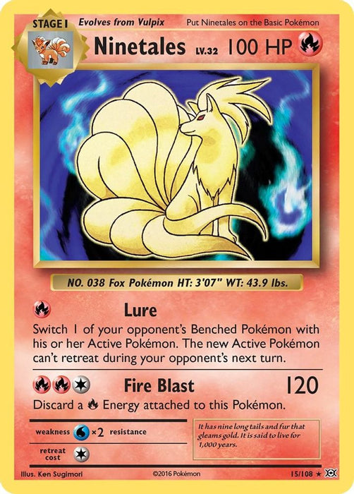 Ninetales (#15/108) (XY - Evolutions)