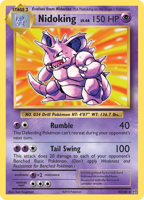 Nidoking (#45/108) (XY - Evolutions)