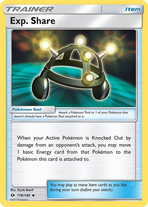 Exp Share (#118/149) (SM Base Set) Near Mint