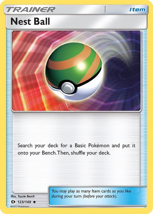 Nest Ball (#123/149) (SM Base Set) Near Mint