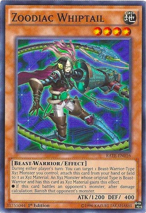 Zoodiac Whiptail (#RATE-EN016) (Raging Tempest) Near Mint 1st Edition