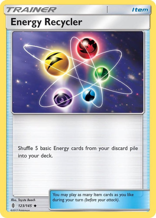 Energy Recycler (#123/145) (SM - Guardians Rising) Near Mint