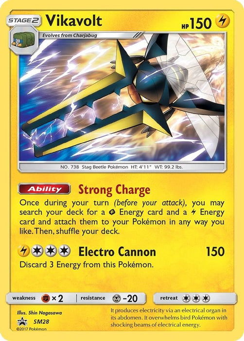 Vikavolt - SM28 (#SM28) (SM Promos) Near Mint Holofoil