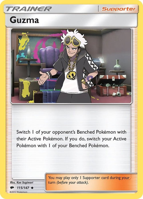Guzma (#115/147) (SM - Burning Shadows)