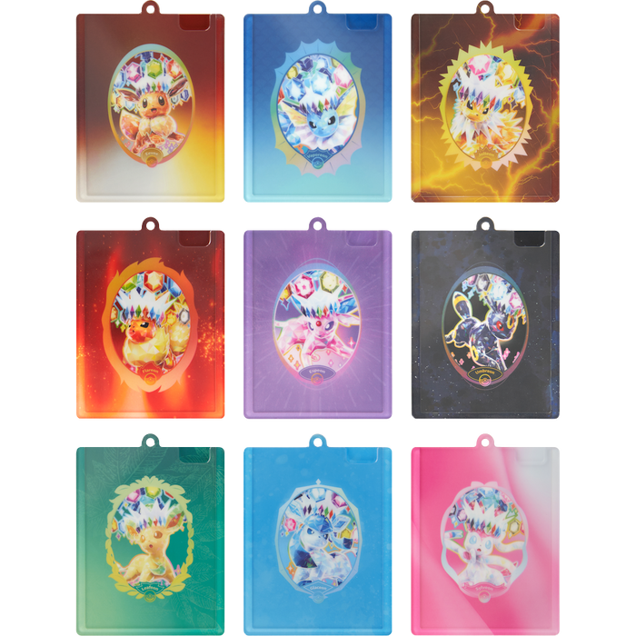 Pokemon Shanghai - Eevee Evolutions Shaker Card Display Keychain Gift Box: Keychain