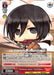 "Mischievous Battle" Chimi Mikasa (#AOT/S50-E103 PR) (Attack on Titan Vol. 2) Near Mint