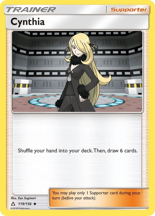 Cynthia (#119/156) (SM - Ultra Prism) Near Mint