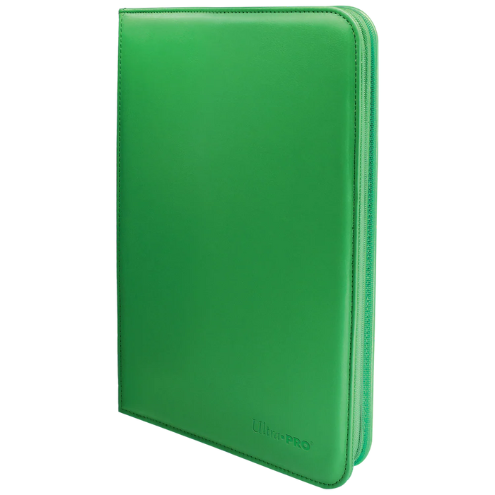 Ultra Pro Vivid 9-Pocket Zippered PRO-Binder - Green
