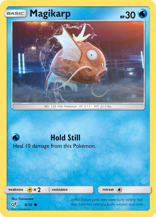 Magikarp (Holo Common) (#8/18) (Detective Pikachu) Near Mint Holofoil