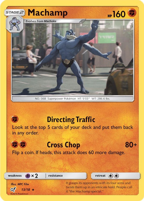 Machamp (#13/18) (Detective Pikachu) Near Mint Holofoil