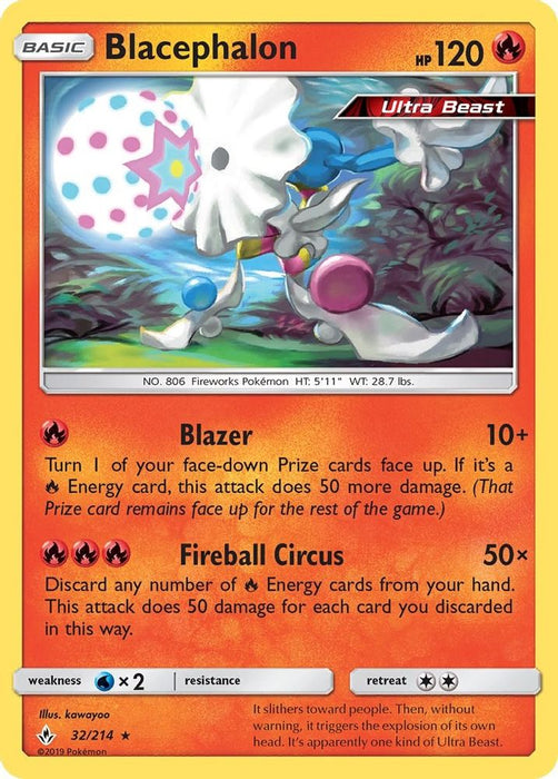Blacephalon (#32/214) (SM - Unbroken Bonds)