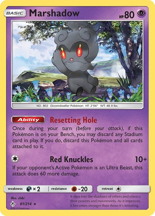 Marshadow (#81/214) (SM - Unbroken Bonds)
