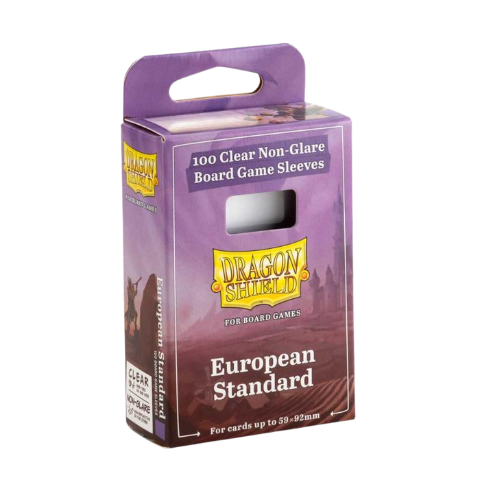 Dragon Shield Board Game Sleeves - Clear - European Standard (100)