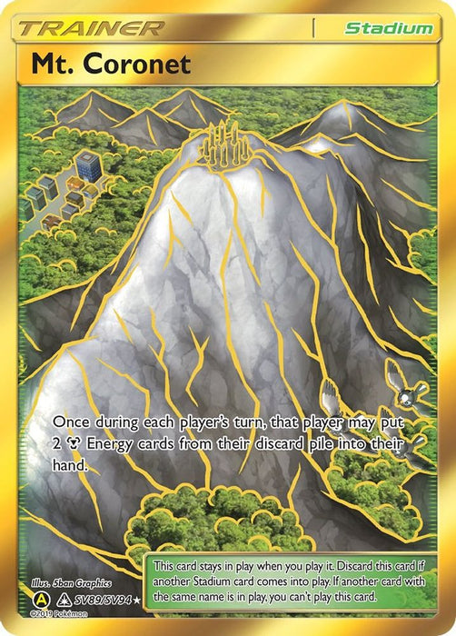 Mt. Coronet (#SV89/SV94) (Hidden Fates: Shiny Vault) Near Mint Holofoil