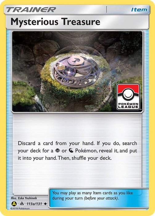 Mysterious Treasure - 113a/131 (Pokemon League) (#113a/131) (League & Championship Cards) Near Mint Reverse Holofoil