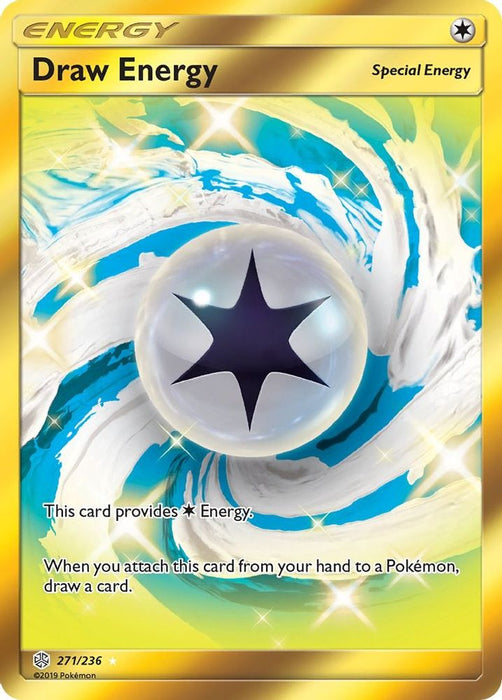 Draw Energy Secret (#271/236) (SM - Cosmic Eclipse) Near Mint Holofoil