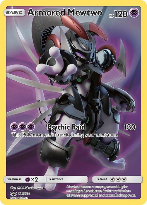 Armored Mewtwo - SM228 (#SM228) (SM Promos) Lightly Played Holofoil