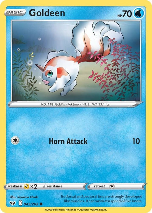 Goldeen 045 (#045/202) (SWSH01: Sword & Shield Base Set)
