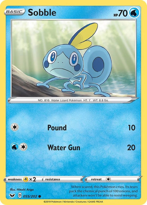 Sobble 055 (#055/202) (SWSH01: Sword & Shield Base Set)