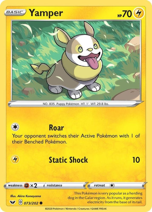 Yamper 073 (#073/202) (SWSH01: Sword & Shield Base Set)