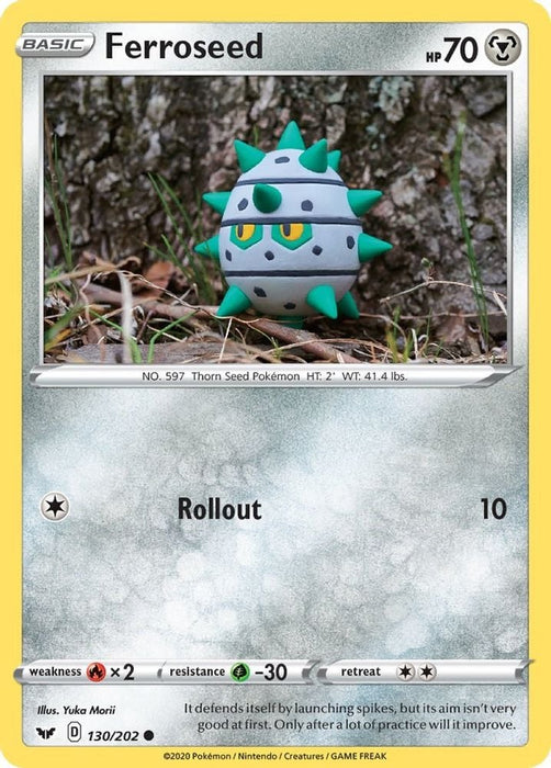 Ferroseed (#130/202) (SWSH01: Sword & Shield Base Set)