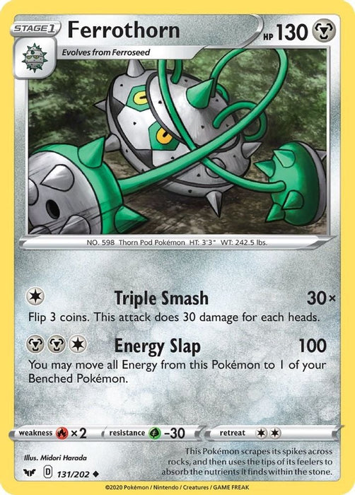 Ferrothorn (#131/202) (SWSH01: Sword & Shield Base Set)