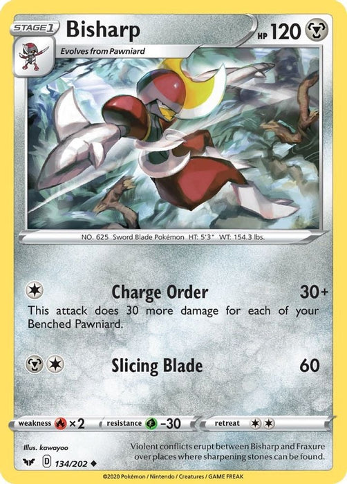 Bisharp (#134/202) (SWSH01: Sword & Shield Base Set)