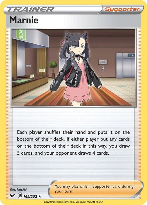 Marnie (#169/202) (SWSH01: Sword & Shield Base Set)