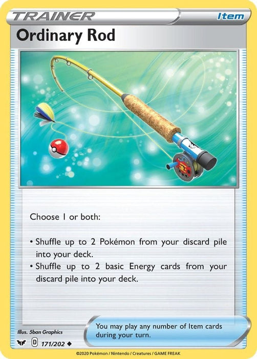 Ordinary Rod (#171/202) (SWSH01: Sword & Shield Base Set)