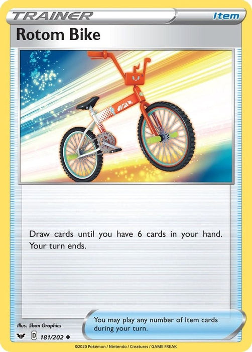 Rotom Bike (#181/202) (SWSH01: Sword & Shield Base Set)