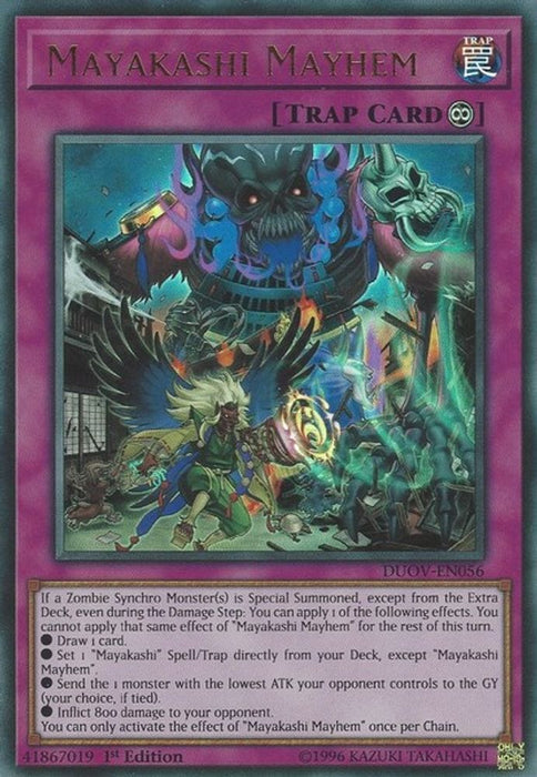 Mayakashi Mayhem (#DUOV-EN056) (Duel Overload) Near Mint 1st Edition