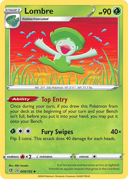 Lombre (#008/192) (SWSH02: Rebel Clash)