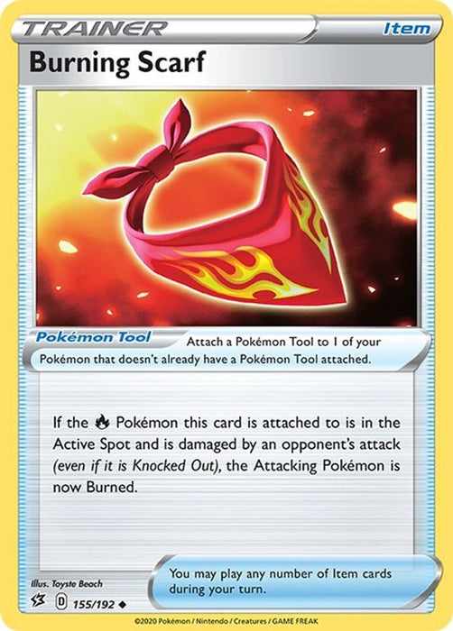 Burning Scarf (#155/192) (SWSH02: Rebel Clash)