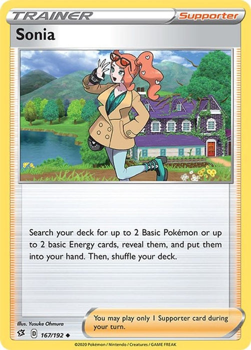Sonia (#167/192) (SWSH02: Rebel Clash)