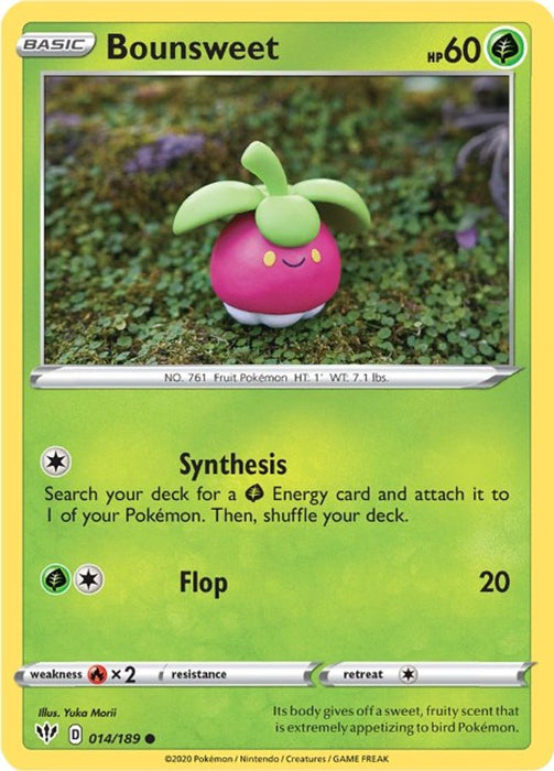 Bounsweet (#014/189) (SWSH03: Darkness Ablaze) Near Mint