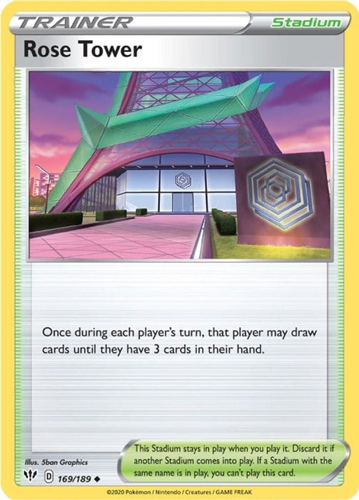 Rose Tower (#169/189) (SWSH03: Darkness Ablaze)