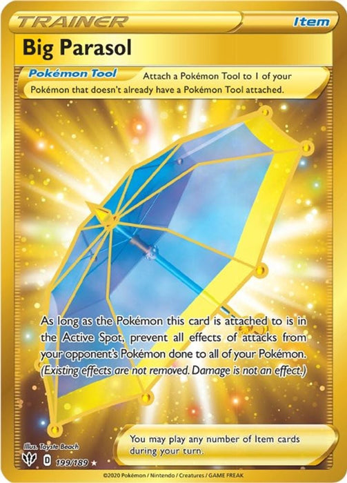 Big Parasol Secret (#199/189) (SWSH03: Darkness Ablaze)