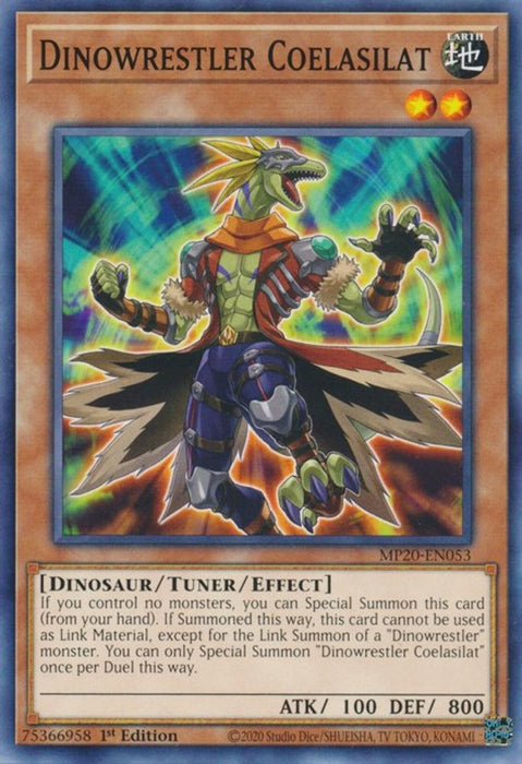 Dinowrestler Coelasilat (#MP20-EN053) (2020 Tin of Lost Memories) Near Mint 1st Edition