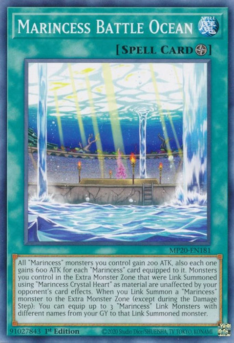 Marincess Battle Ocean (#MP20-EN181) (2020 Tin of Lost Memories) Near Mint 1st Edition