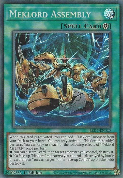 Meklord Assembly (#LED7-EN020) (Legendary Duelists: Rage of Ra) Near Mint 1st Edition