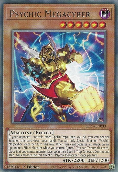 Psychic Megacyber (#LED7-EN033) (Legendary Duelists: Rage of Ra) Near Mint 1st Edition