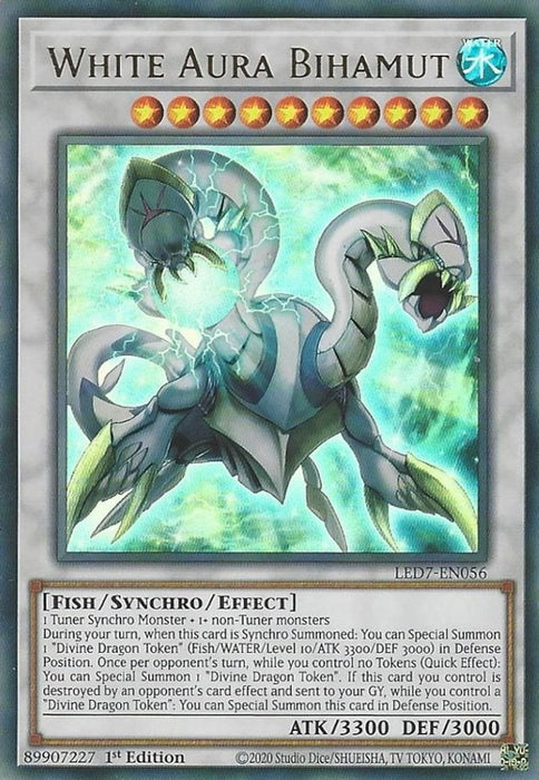 White Aura Bihamut (#LED7-EN056) (Legendary Duelists: Rage of Ra) Near Mint 1st Edition