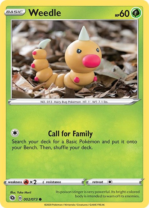 Weedle (#02/73) (Champion's Path) Near Mint