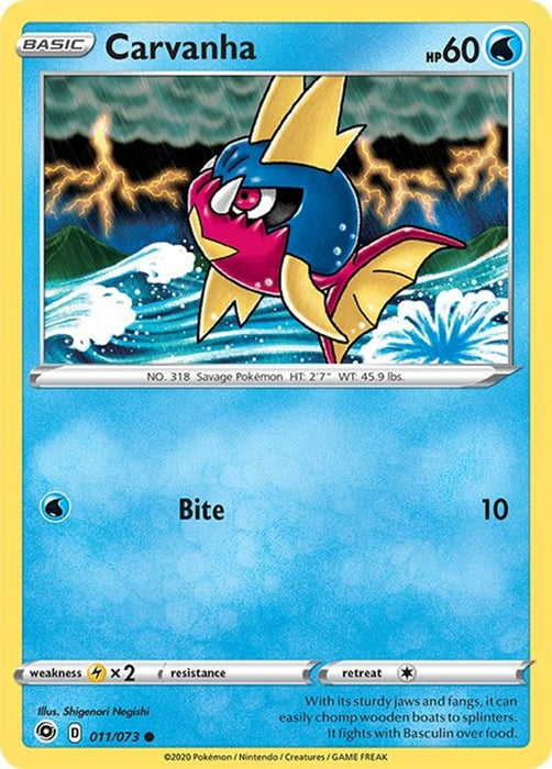 Carvanha (#11/73) (Champion's Path)