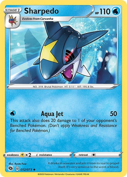 Sharpedo (#12/73) (Champion's Path)