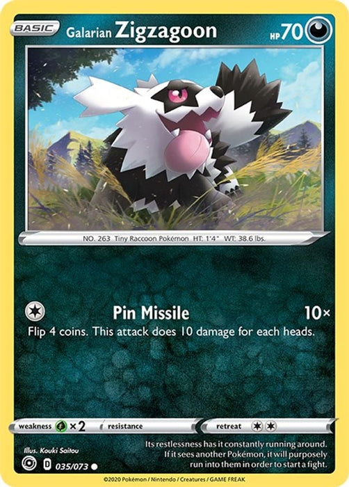 Galarian Zigzagoon (#35/73) (Champion's Path)